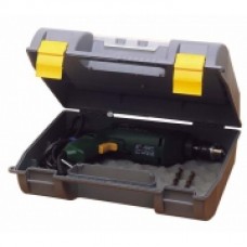 Ящик для электроинструмента , 359 x 136 x 325мм, пластмассовый с органайзером в крышке 1-92-734