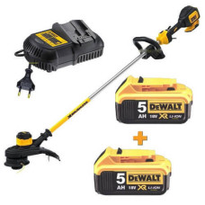 Коса аккумуляторная бесщёточная DeWALT DCM561P1+DCB184